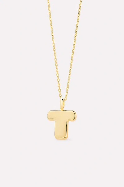 Ana Luisa Letter Necklace In Gold
