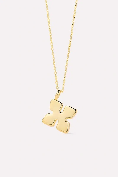 Ana Luisa Letter Necklace In Gold