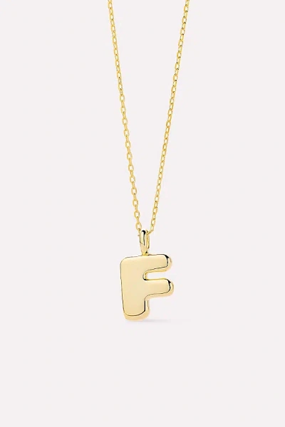 Ana Luisa Letter Necklace In Gold