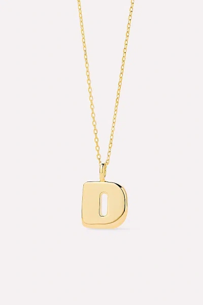 Ana Luisa Letter Necklace In Gold