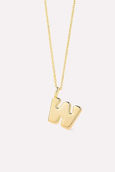 Ana Luisa Letter Necklace In Gold