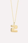 Ana Luisa Letter Necklace In Gold