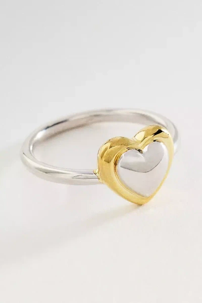 Ana Luisa Camelia Heart Ring In Gold