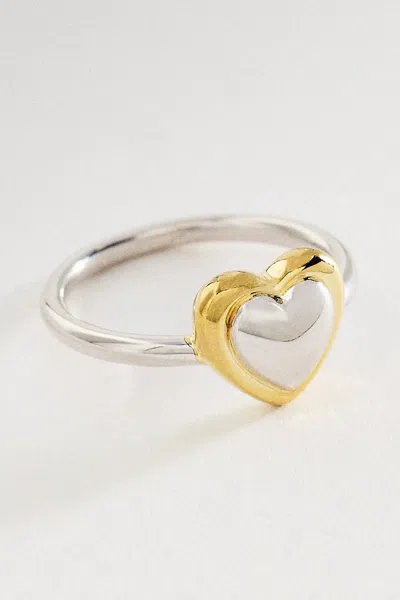 Ana Luisa Camelia Heart Ring In Multi