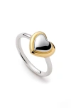 Ana Luisa Camelia Heart Ring In Multi
