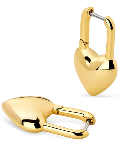 Ana Luisa Cameron Gold-plated Heart Earrings