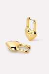 Ana Luisa Cameron Heart Earrings In Gold, Women's At Urban Outfitters