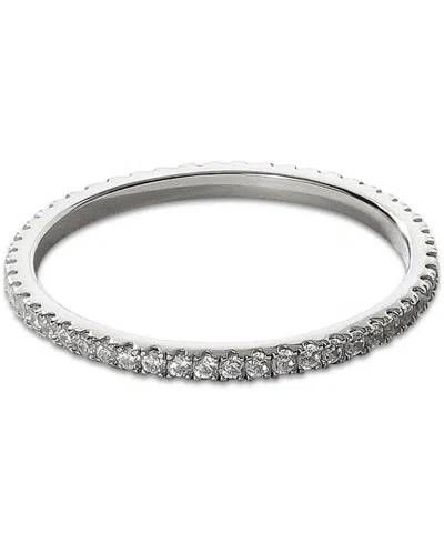 Ana Luisa Celine Cubic Zirconia Eternity Ring In Metallic