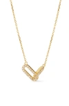 Ana Luisa Chain Link Necklace In Gold