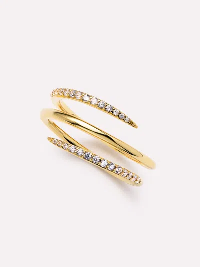 Ana Luisa Claw Ring In Gold