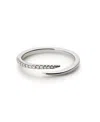 Ana Luisa Brass Oren Silver Bypass Ring In Silver