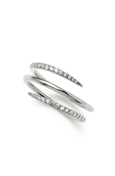 Ana Luisa Claw Ring In Silver