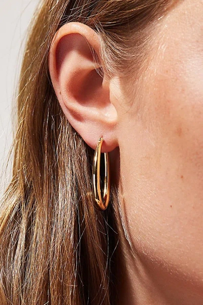 Ana Luisa Cuidado Hoop Earrings In Gold, Women's At Urban Outfitters