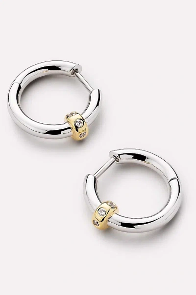 Ana Luisa Cyrus Silver Two Tone Earrings In Two Tone, Women's At Urban Outfitters