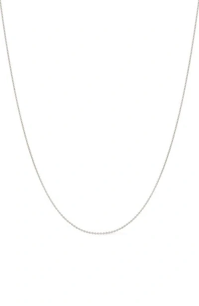 Ana Luisa Dainty Gold Necklace In White Gold