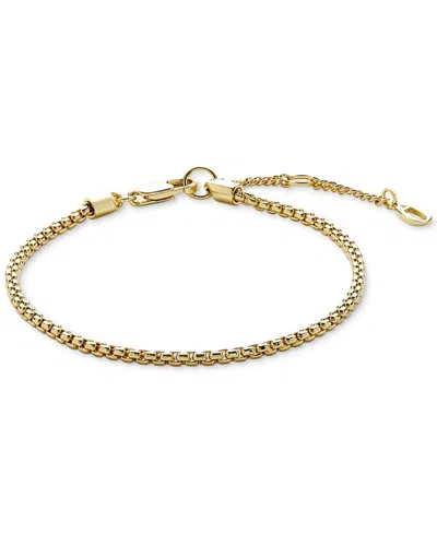 Ana Luisa Danay Gold-plated Soft Box Chain Bracelet