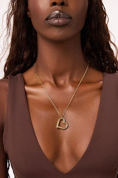 Ana Luisa Delilah Heart Necklace In Gold, Women's At Urban Outfitters