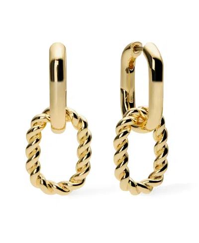 ANA LUISA DOUBLE HOOP EARRINGS - ASH DOUBLE