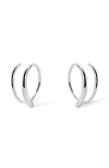 Ana Luisa Harley Double Hoop Earrings In Silver