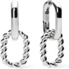 Ana Luisa Ash Double Hoop Earrings In Silver