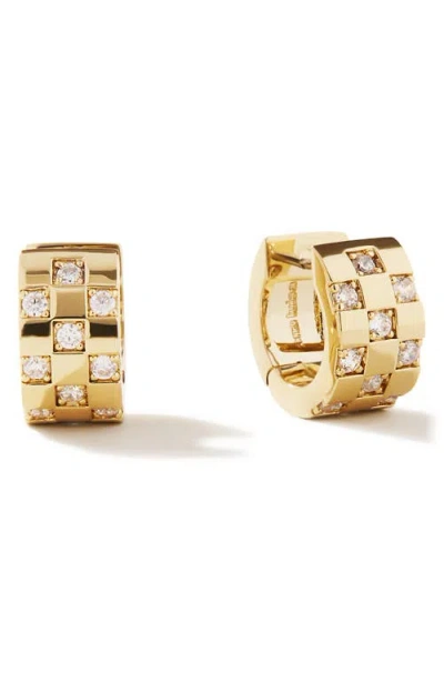 Ana Luisa Eden Cubic Zirconia Huggie Hoop Earrings In Multi