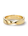 Ana Luisa Eliora Twisted Band Ring In Gold