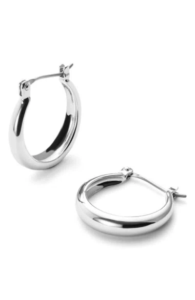 Ana Luisa Endless Hoop Earrings In White