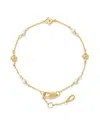 Ana Luisa Flower Bracelet In Gold