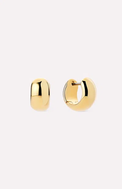 Ana Luisa Giulia Bold Gold Hoop Earrings In Orange
