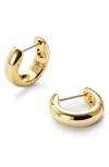 Ana Luisa Giulia Huggie Hoop Earrings