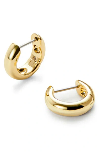 Ana Luisa Giulia Huggie Hoop Earrings In Gold