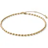 Ana Luisa Jace Stainless Steel Gold Anklet In Gold