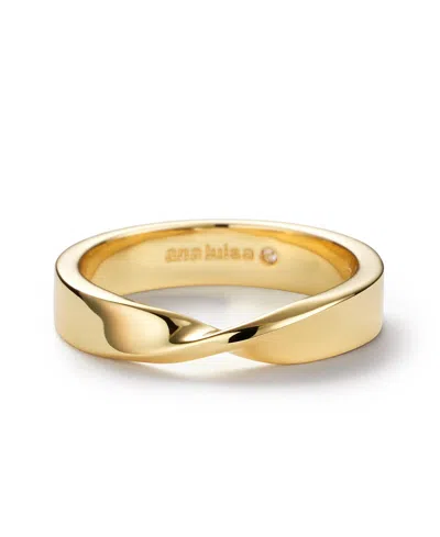 ANA LUISA GOLD BAND RING - ELIORA