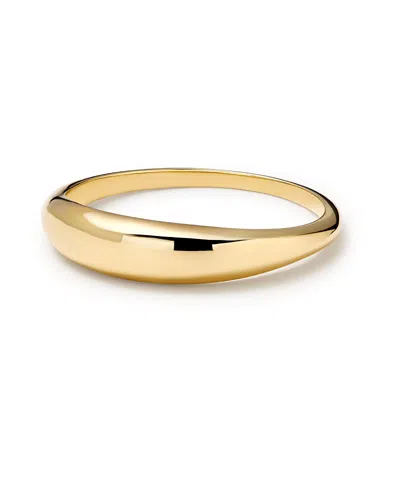 Ana Luisa Gold Band Ring - Gold Slim Dome Ring