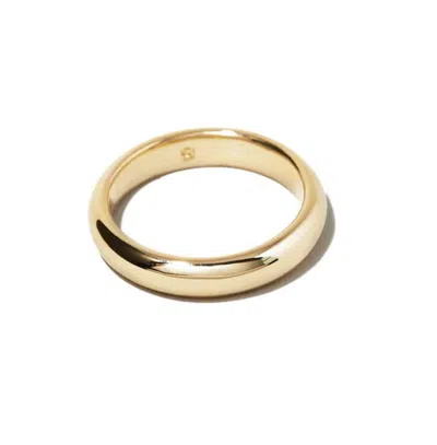 Ana Luisa Gold Band Ring In Red