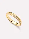 Ana Luisa Celine Cubic Zirconia Double Band Stackable Ring