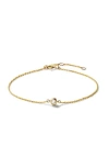 Ana Luisa Gold Chain Lab Grown Diamond Bracelet In Gold