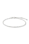 Ana Luisa Gold Chain Bracelet In White Gold