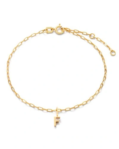 Ana Luisa Gold Charm Letter Bracelet