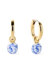 Ana Luisa Gold Drop Earrings In Marble Blue/ Gold