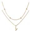 Ana Luisa Gold Layered Letter Necklace