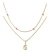 Ana Luisa 10k Gold Layered Letter Necklace