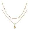 Ana Luisa 10k Gold Layered Letter Necklace In P