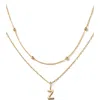 Ana Luisa 10k Gold Layered Letter Necklace In Z