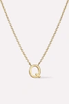 Ana Luisa Gold Letter Initial Necklace, Women's At Urban Outfitters