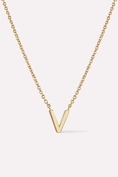 Ana Luisa Gold Letter Initial Necklace, Women's At Urban Outfitters