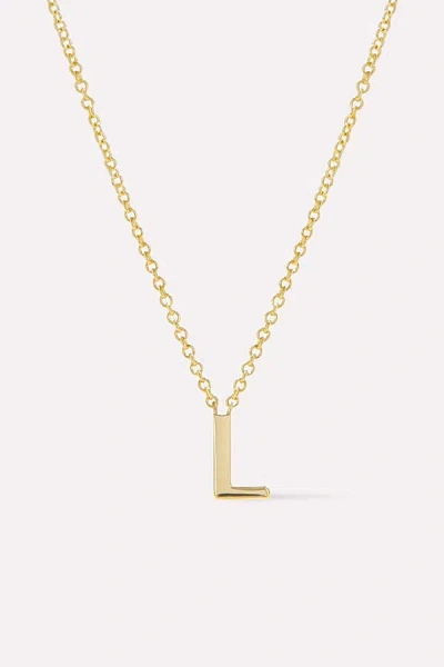 Ana Luisa Gold Letter Initial Necklace, Women's At Urban Outfitters