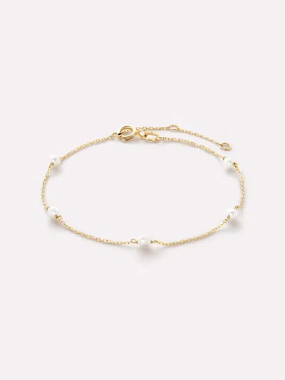 Ana Luisa Gold Pearl Bracelet