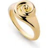 Ana Luisa Ariel Gold Signet Ring In Gold