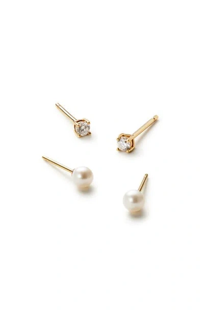 ANA LUISA ANA LUISA GOLD STUD EARRINGS